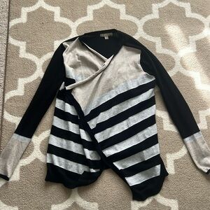 Striped Colorblock Cardigan